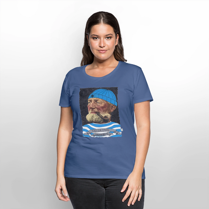 Poul Sømand - Premium Dame T-shirt - dueblå