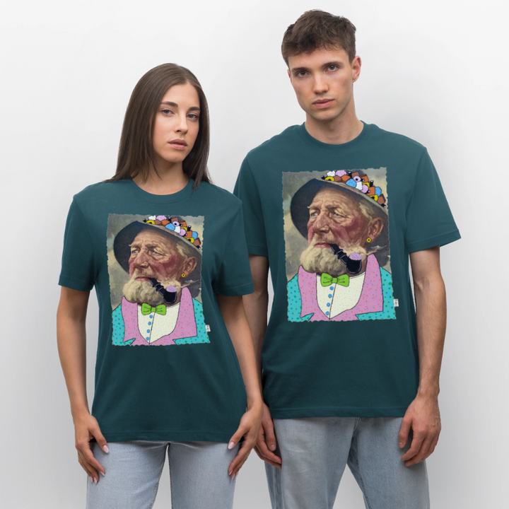 Krymmel Kaj - Unisex T-shirt - mørk petrol