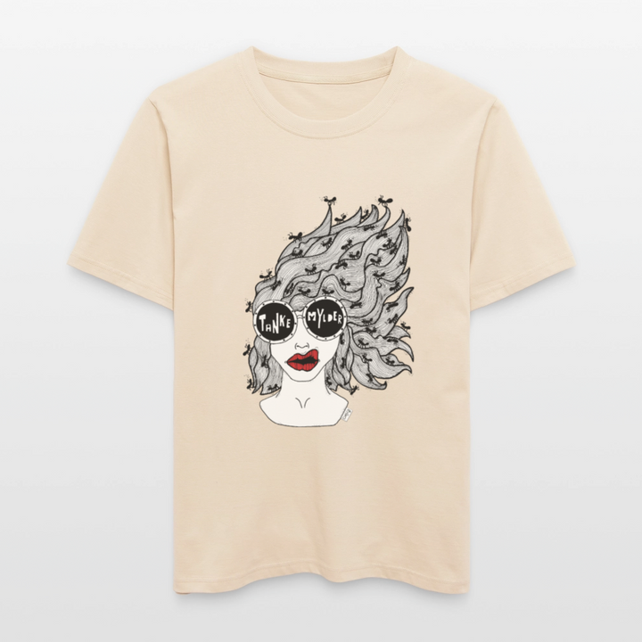 ADHD Tankemylder Unisex T-shirt - hvid grå