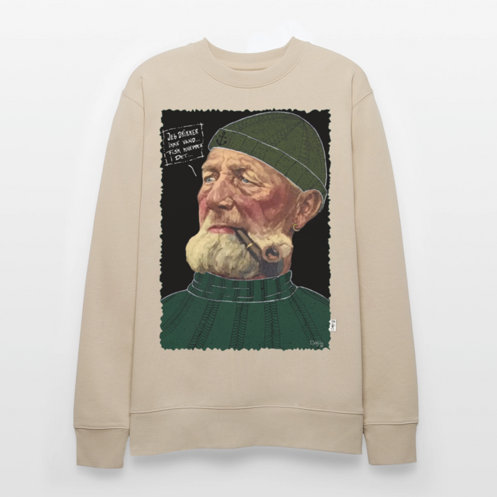Anker Bådsmand - Kraftig Unisex Sweatshirt - beige