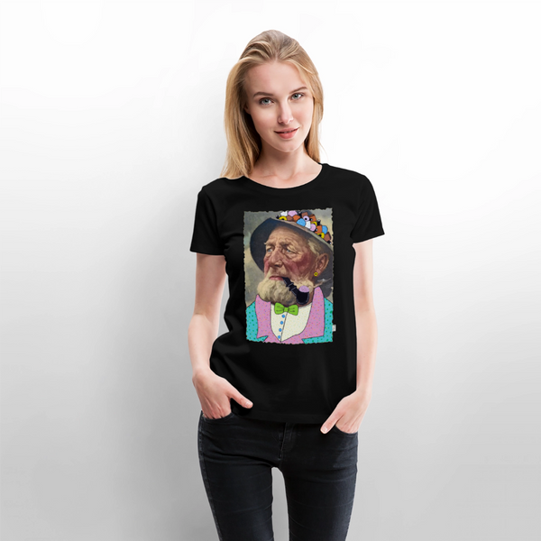 Krymmel Kaj - Premium Dame T-shirt - sort