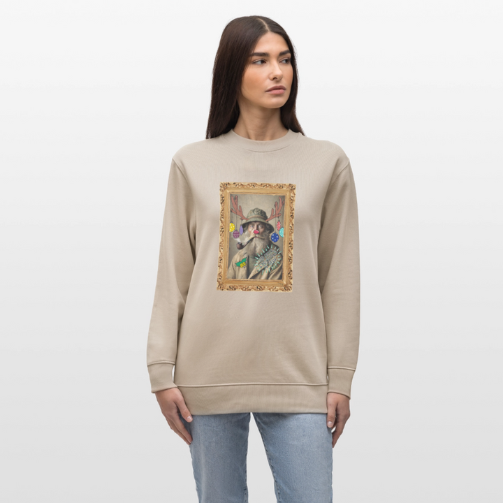 Rudolf Hjort - Kraftig Unisex Sweatshirt - beige