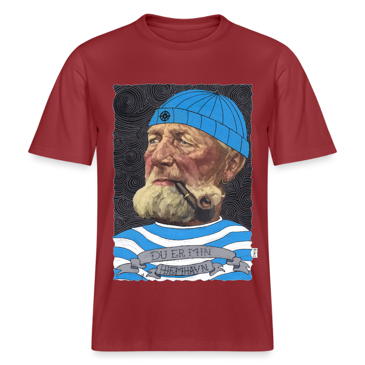 Poul Sømand - Unisex T-shirt - jordrød
