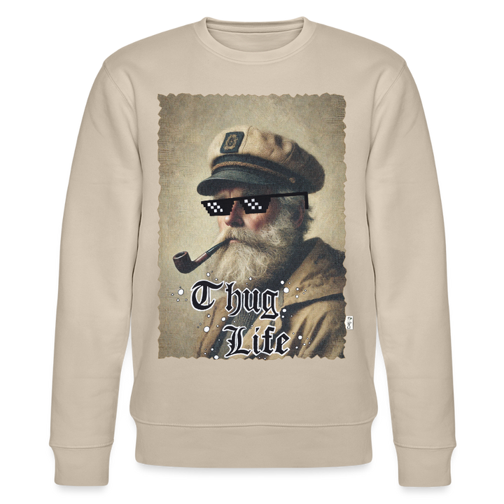 Leif Lurendrejer - Kraftig Unisex Sweatshirt - beige