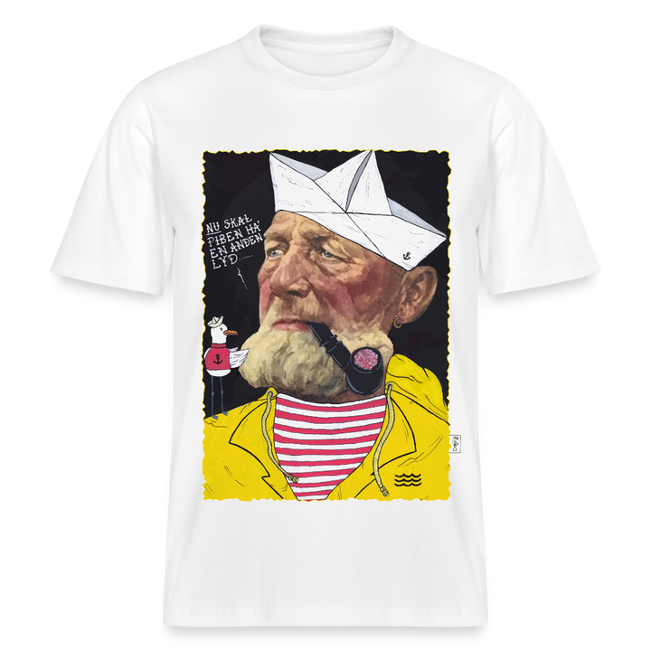 Styrmand Karlsen - Unisex T-shirt - hvid