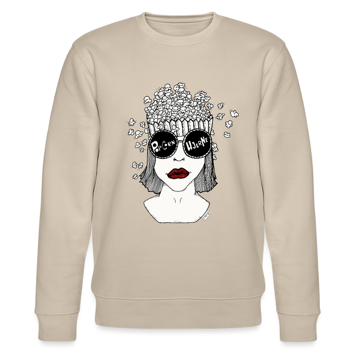 ADHD Popcorn Hjerne - Unisex Sweatshirt - beige
