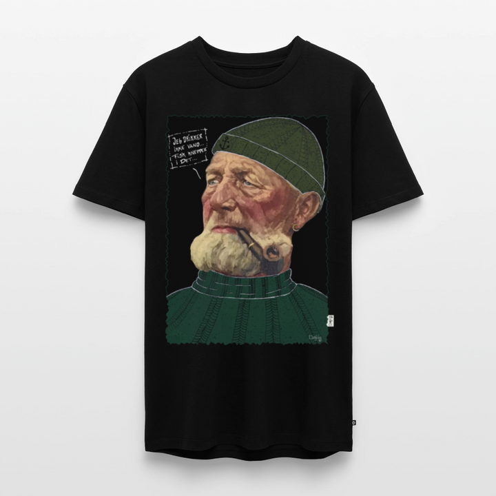 Anker Bådsmand - Premium Herre T-shirt - sort
