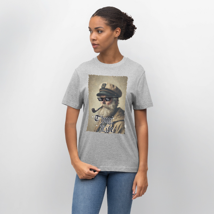 Leif Lurendrejer - Unisex T-shirt - grå meleret