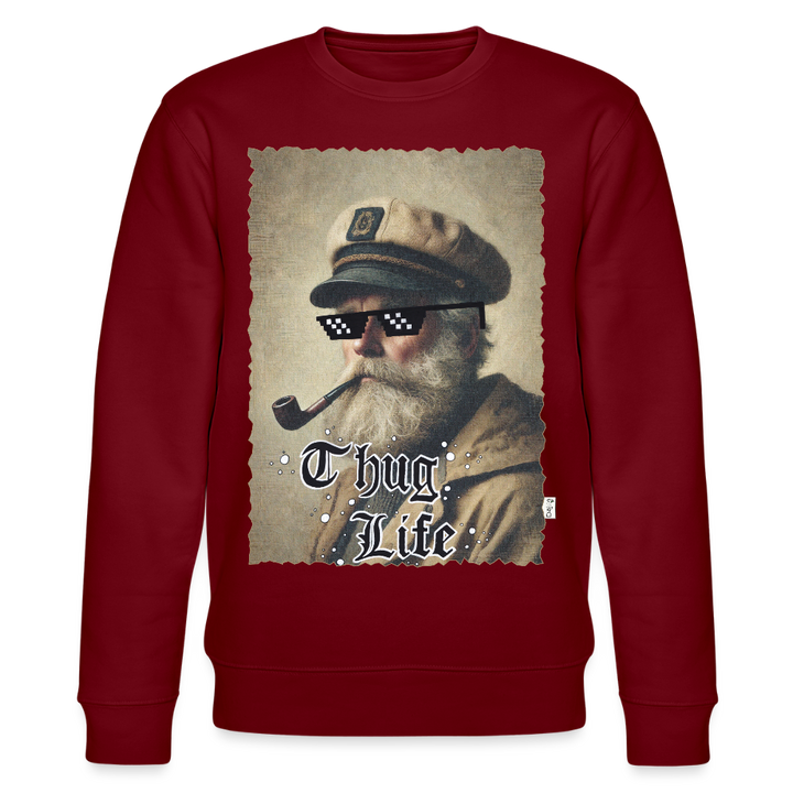 Leif Lurendrejer - Kraftig Unisex Sweatshirt - burgunder-rød