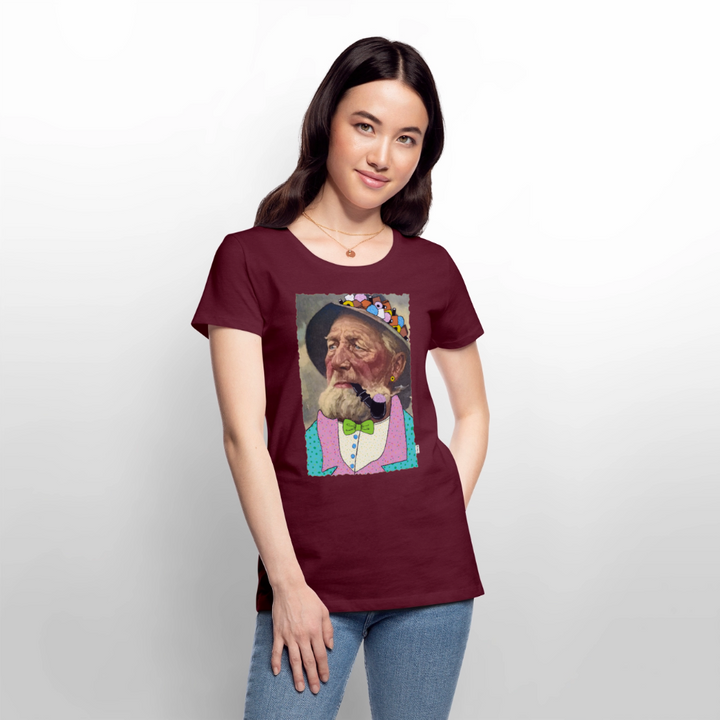 Krymmel Kaj - Premium Dame T-shirt - vinrød