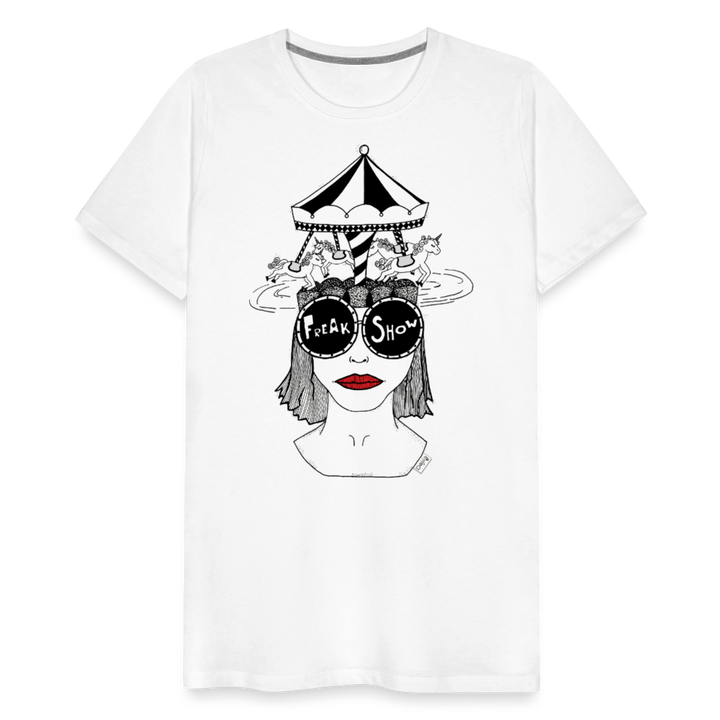 ADHD Freak Show Herre T-shirt - hvid