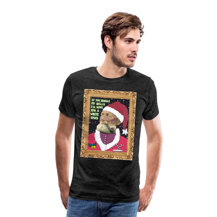 Klaus Santa - Premuim Herre T-shirt - charcoal