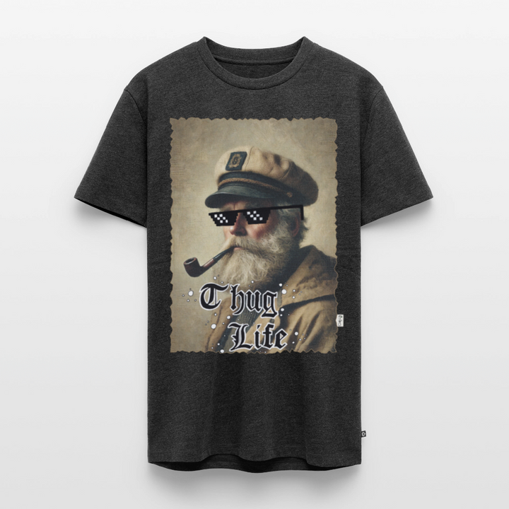 Leif Lurendrejer - Premium Herre T-shirt - antracit meleret