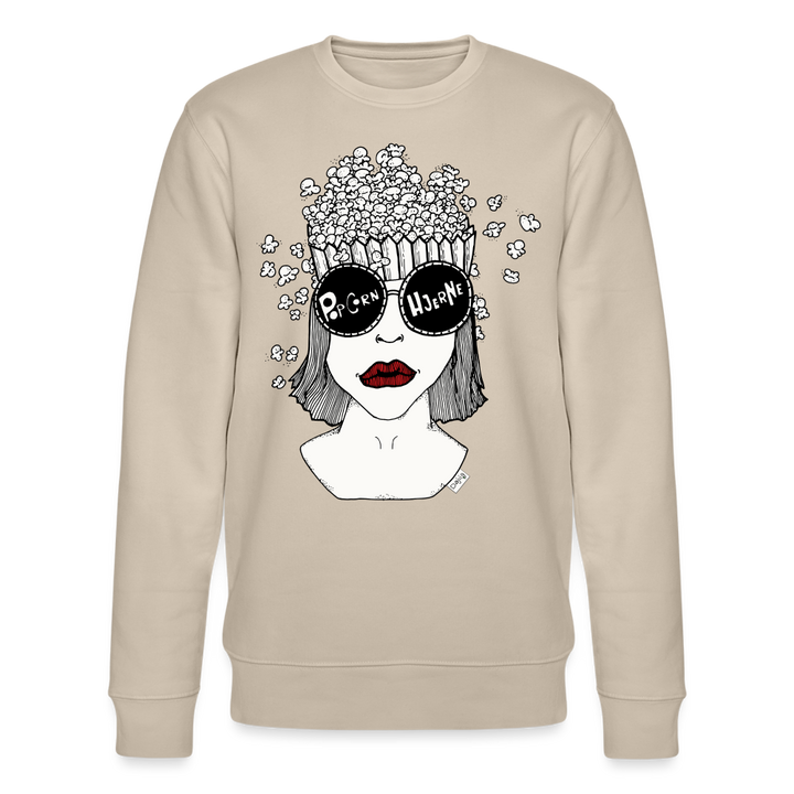 ADHD Popcorn Hjerne - Unisex Sweatshirt - beige