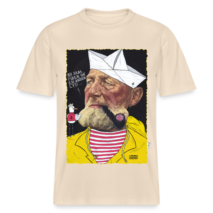 Styrmand Karlsen - Unisex T-shirt - hvid grå