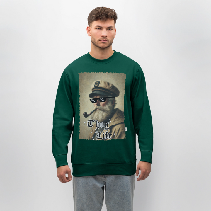 Leif Lurendrejer - Kraftig Unisex Sweatshirt - skovgrøn