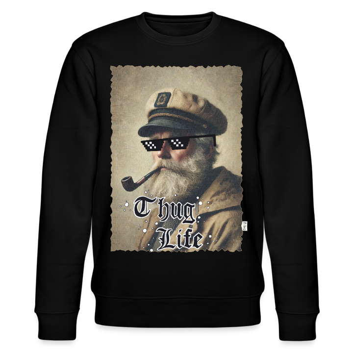 Leif Lurendrejer - Kraftig Unisex Sweatshirt - sort