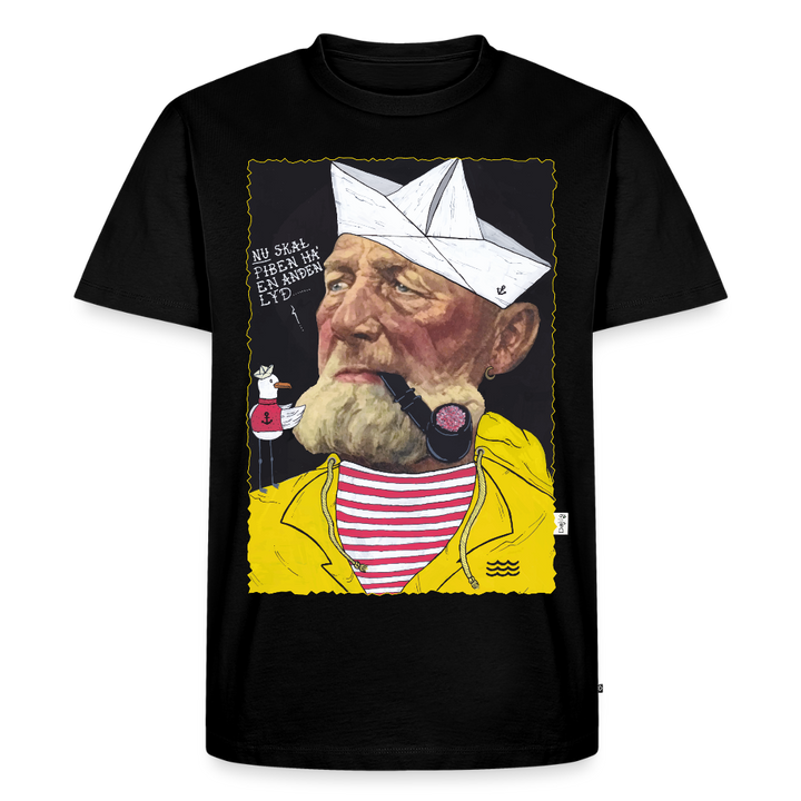 Styrmand Karlsen - Premium Herre T-shirt - sort