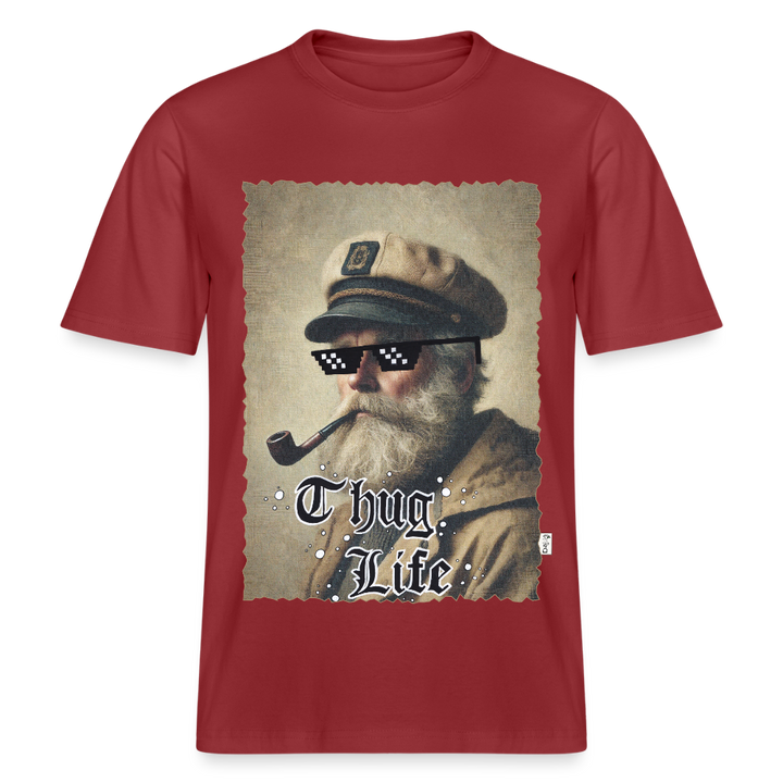Leif Lurendrejer - Unisex T-shirt - jordrød
