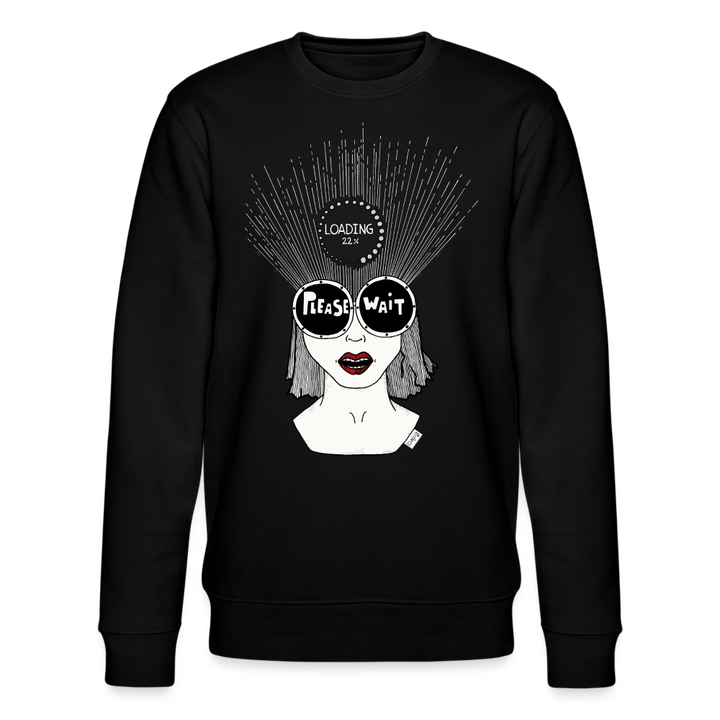 (Ikke aktiv, mørk) ADHD Loading - Unisex Sweatshirt - sort