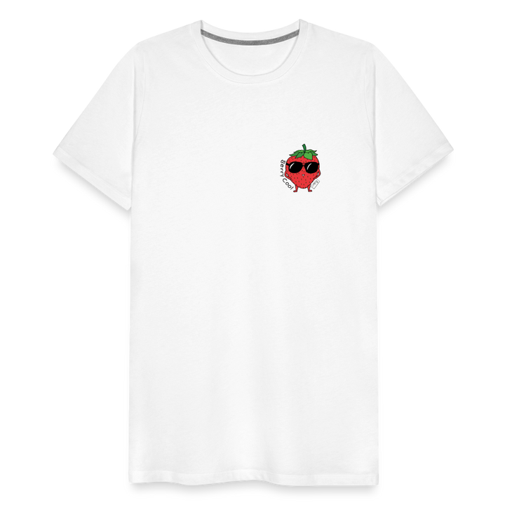 (Ikke aktiv) Berry Cool - Premium Herre T-shirt - hvid