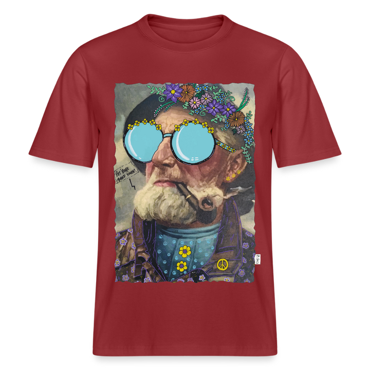 Hippie Hans - Unisex T-shirt - jordrød