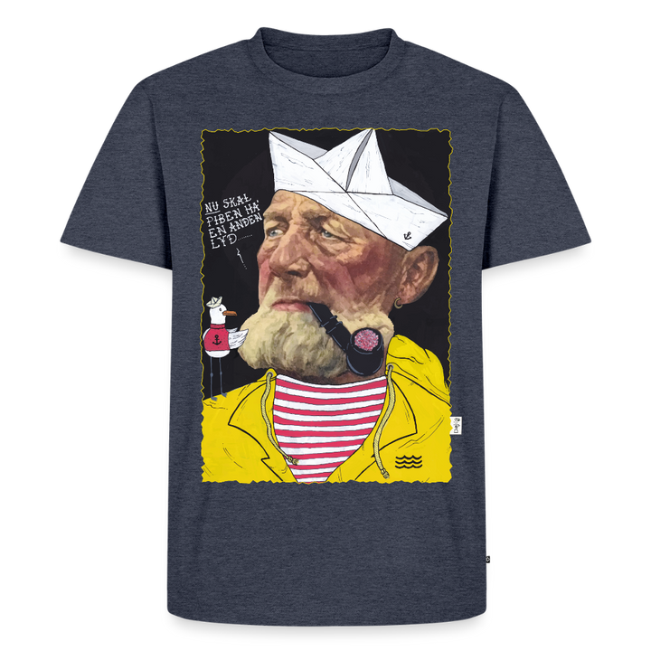Styrmand Karlsen - Premium Herre T-shirt - jeansblå 