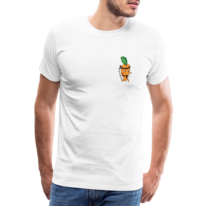 (Ikke aktiv) Carrote Kid - Premium Herre T-shirt - hvid