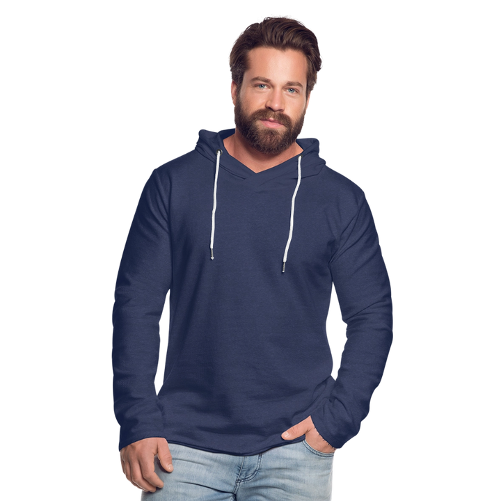 Anker Bådsmand - Let Unisex Hættetrøje - marineblå meleret