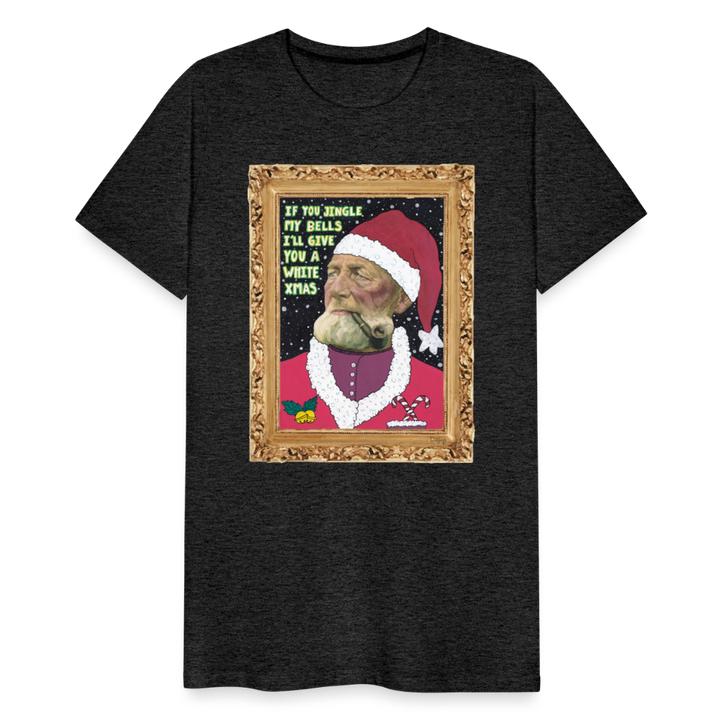 Klaus Santa - Premuim Herre T-shirt - charcoal