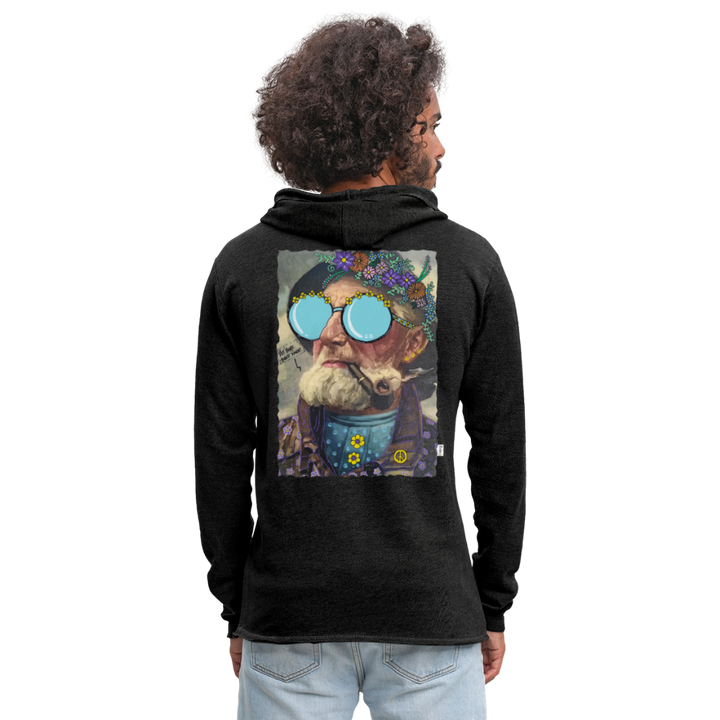 Hippie Hans - Let Unisex Hættetrøje - charcoal