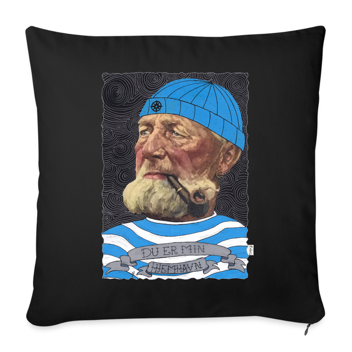Poul Sømand - Sofapude betræk - sort