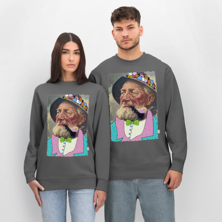 Krymmel Kaj - Kraftig Unisex Sweatshirt - charcoal