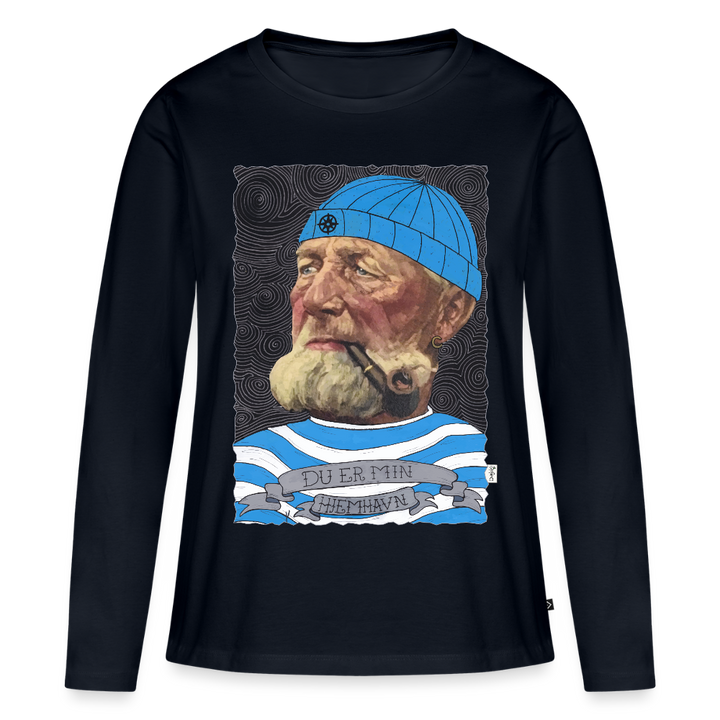 Poul Sømand - Dame Langærmet Trøje - navy