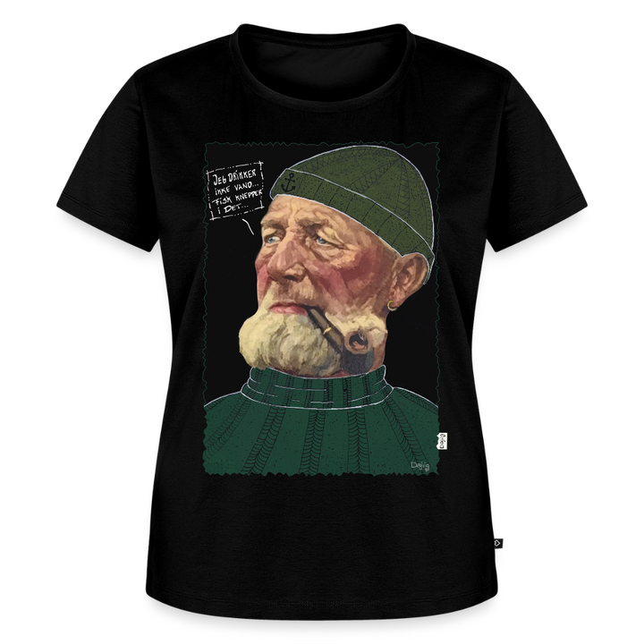 Anker Bådsmand - Premium Dame T-shirt - sort
