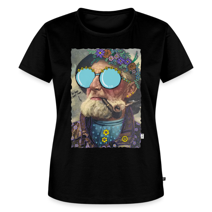 Hippie Hans - Premium Dame T-shirt - sort