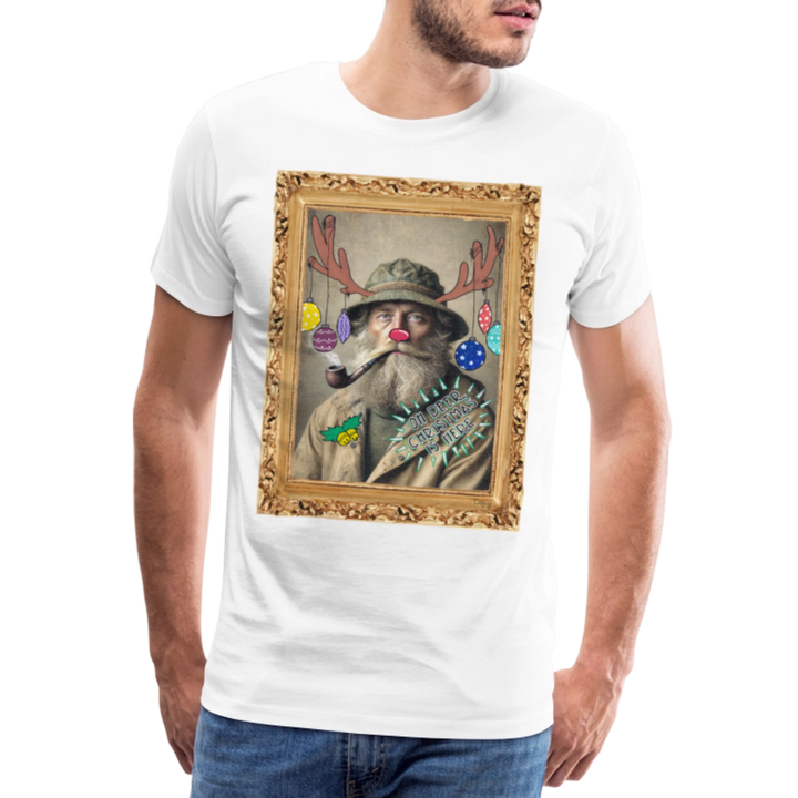 Rudolf Hjort - Premium Herre T-shirt - hvid