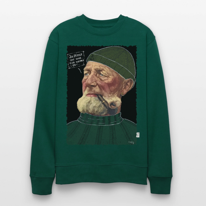 Anker Bådsmand - Kraftig Unisex Sweatshirt - skovgrøn