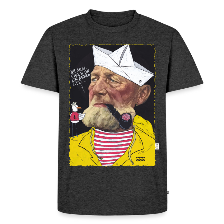 Styrmand Karlsen - Premium Herre T-shirt - antracit meleret