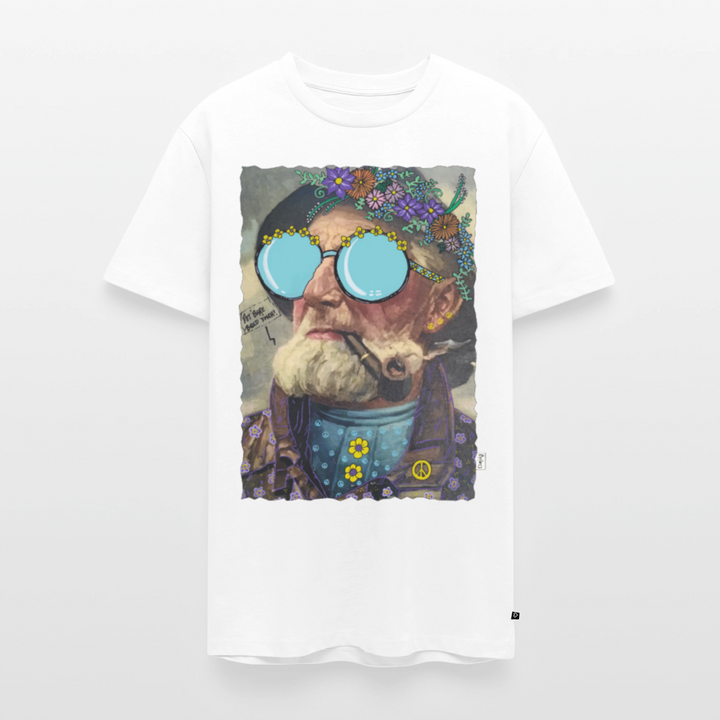 Hippie Hans - Premium Herre T-shirt - hvid