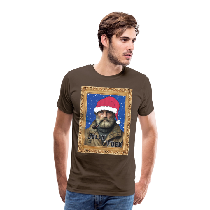 Jolly Joe - Premium Herre T-shirt - gråbrun