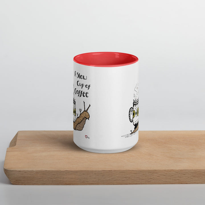A Slow Cup of Coffee Snegle Krus - Krus - Blue - Dajlig.dk