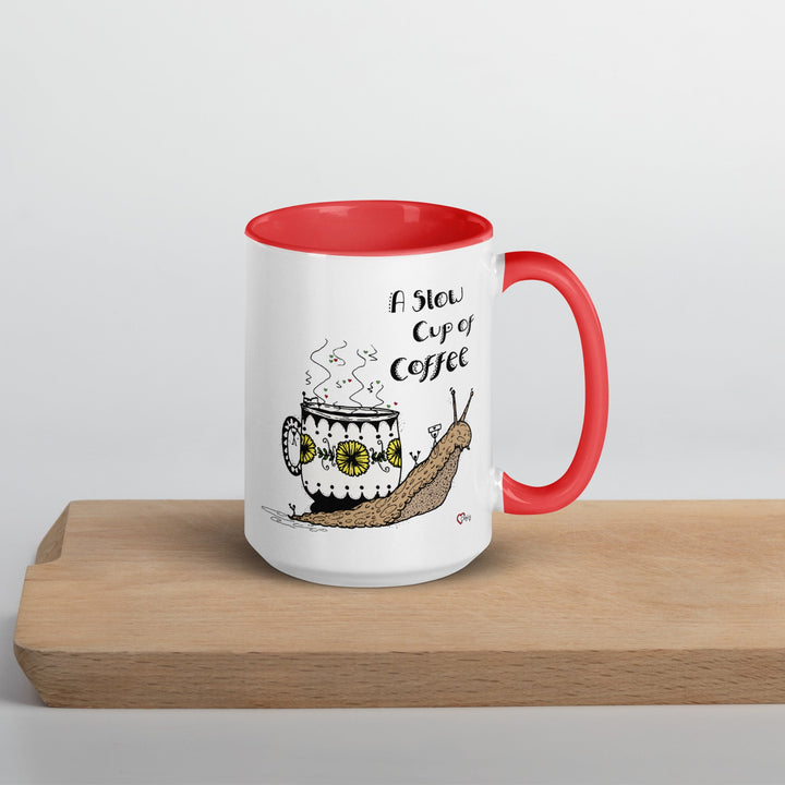A Slow Cup of Coffee Snegle Krus - Krus - Blue - Dajlig.dk