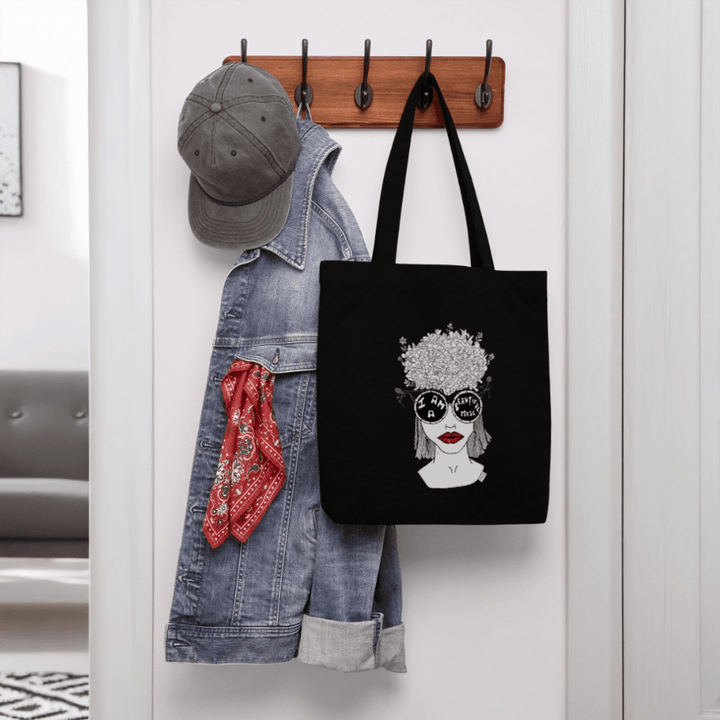 ADHD A Beautiful Mess - Kraftig mulepose i genbrugsstof - Stanley/Stella heavyweight recycled mulepose - naturhvid - Dajlig