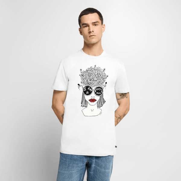 ADHD Beautiful Mess Herre T-shirt - Herre premium T-shirt - hvid - Dajlig