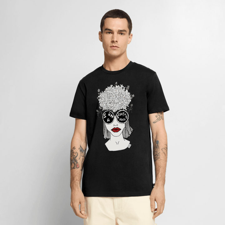 ADHD Beautiful Mess Herre T-shirt - Herre premium T-shirt - sort - Dajlig