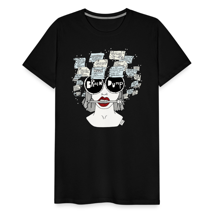 ADHD Brain Dump Herre T-shirt - Herre premium T-shirt - sort - Dajlig