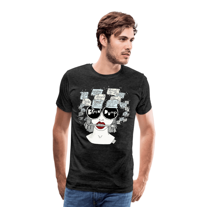 ADHD Brain Dump Herre T-shirt - Herre premium T-shirt - sort - Dajlig