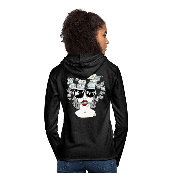 ADHD Brain Dump - Let Unisex hættetrøje - Let sweatshirt med hætte, unisex - grå meleret - Dajlig