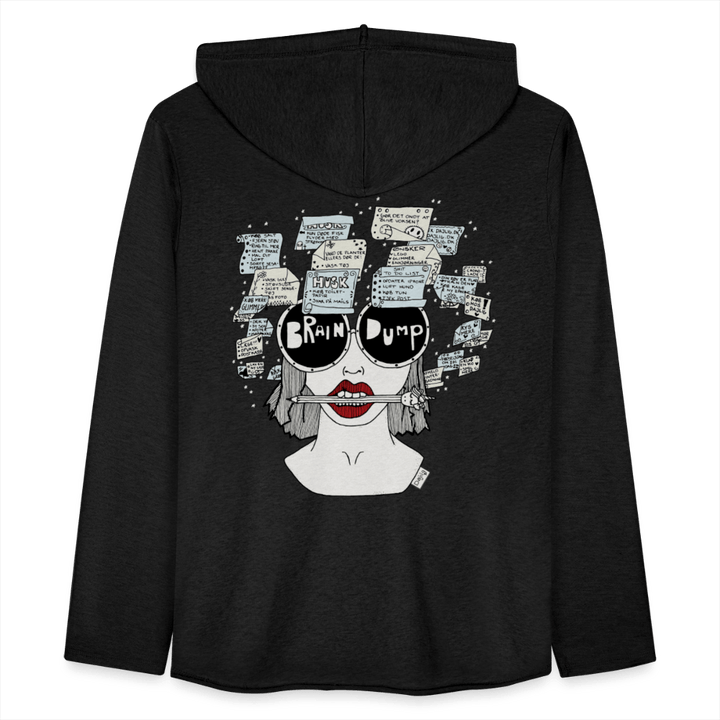 ADHD Brain Dump - Let Unisex hættetrøje - Let sweatshirt med hætte, unisex - sort - Dajlig